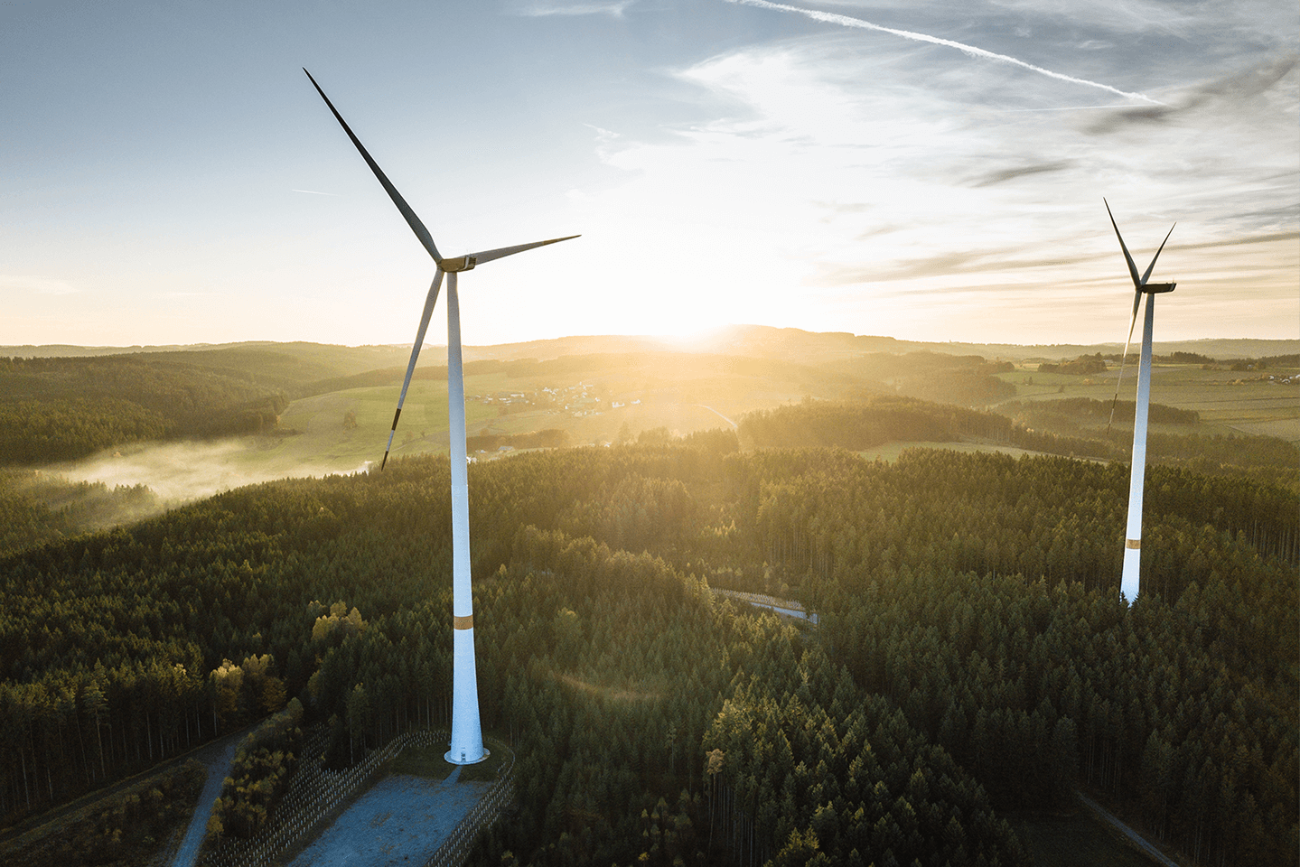wind turbines